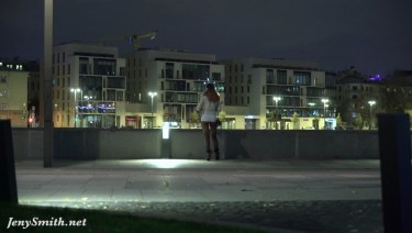 Pantyhose Walk In Public With Jeny Smith 14