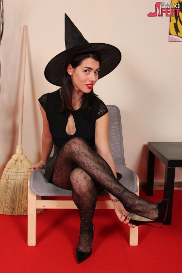 Petra In Sexy Witch Costume 3