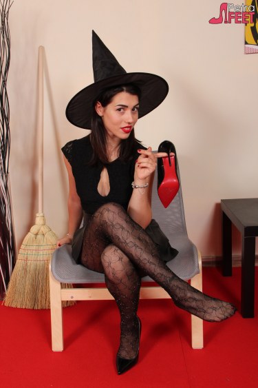 Petra In Sexy Witch Costume 4