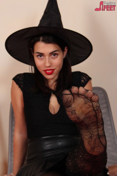 Petra In Sexy Witch Costume 6