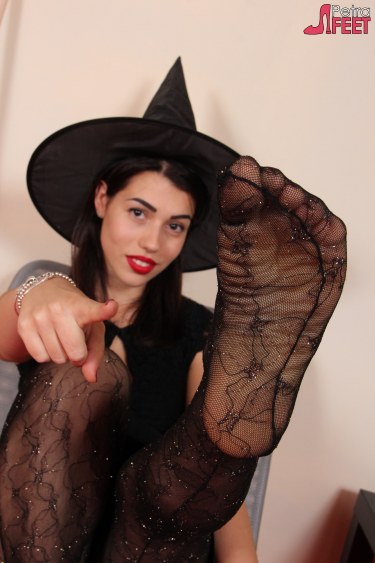 Petra In Sexy Witch Costume 8