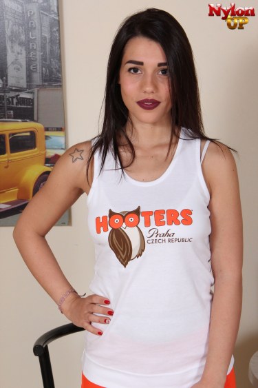 Petra Teases In Sheer Pantyhose 2