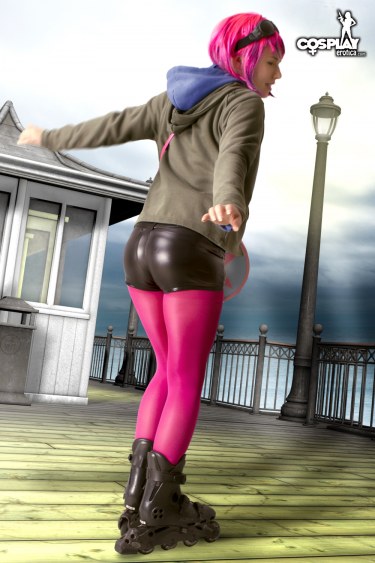 Pink Haired Cosplay Girl Ramona Flowers 2