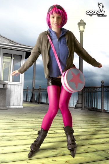Pink Haired Cosplay Girl Ramona Flowers 3