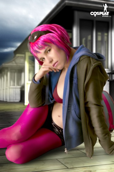 Pink Haired Cosplay Girl Ramona Flowers 4
