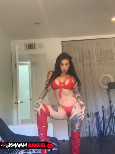 Red Latex Boots Joi With Joanna Angel 1