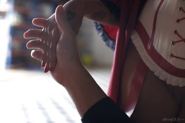 Redhead Latex Slut Lexi Ward Sucks And Fucks 1