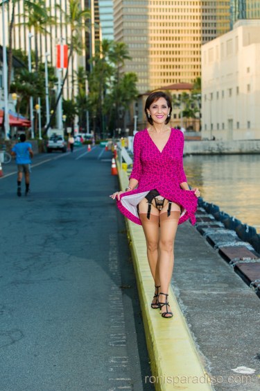 Roni In Nylons In Public 12