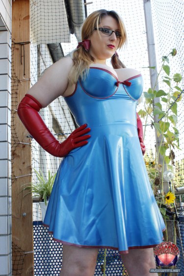 Rubber Beauty On The Balcony 2