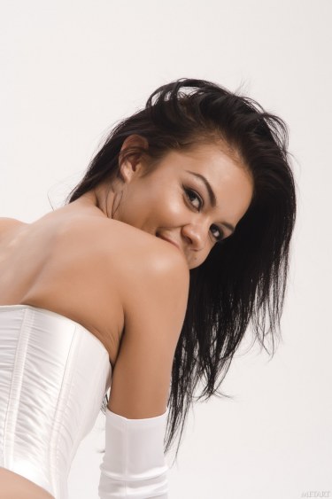 Ruby Knox In White Lingerie 5