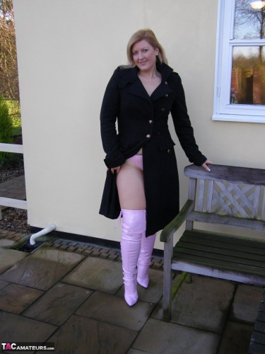 Samantha In Pink Boots 2
