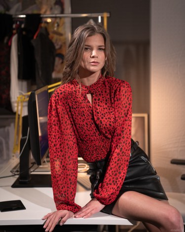 Sarah Kay In Leather Skirt 8