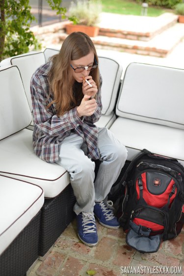 Savana Styles Fucks Outside With Conor Coxxx 1