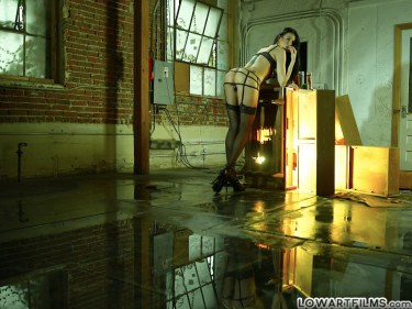 Sea J Raw In Black Lingerie 7