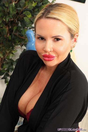 Sera Williams Strips At The Office 5