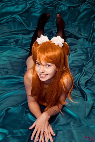 Sexy Ginger Milena Angel In Stockings 9