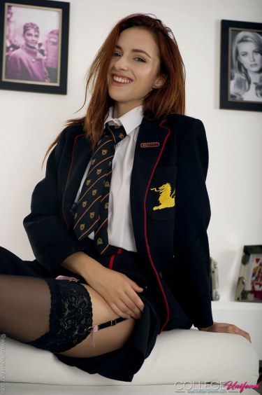 Sophia Blake In College Uniform 3