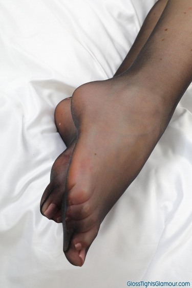 Sophia Smith In Red Party Dress With Black Glossy Tights 11