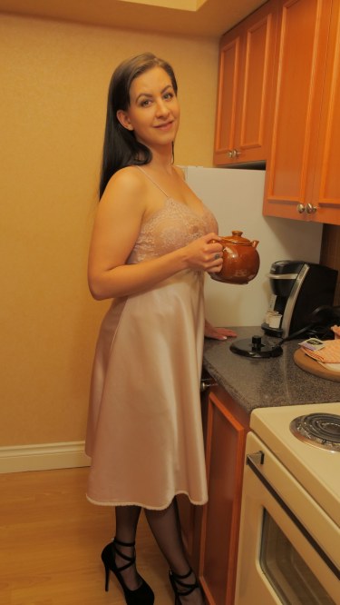 Tindra Frost In Tea Time Slip Strip 3