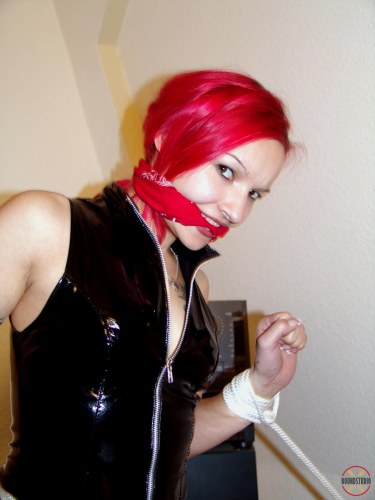 Tkbaby Bound On Her Bed 9