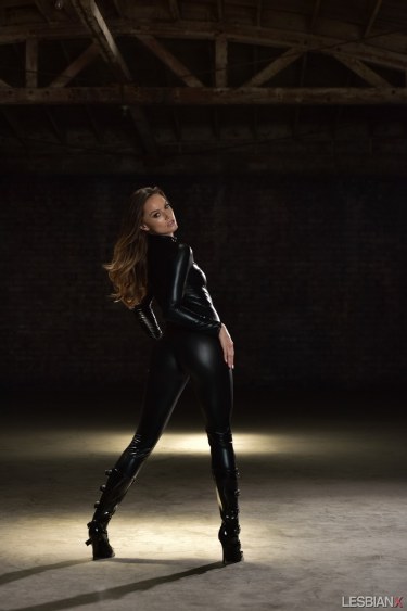 Tori Black In Leather Catsuit 3