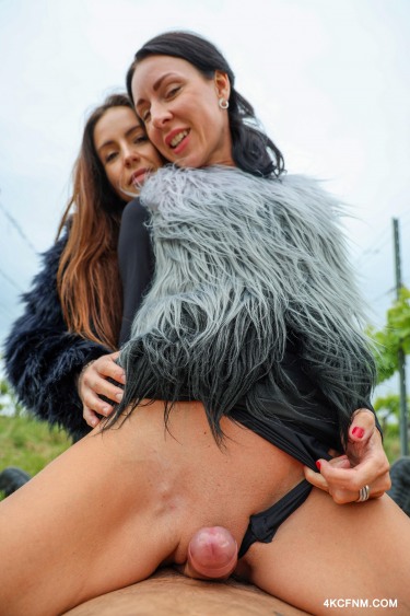 Two Vixens Wild Outdoor Romp 12